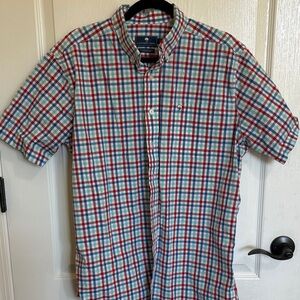 The Southern Shirt Company Red and Blue Plaid Button Down